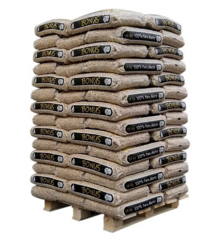 BONUS Holzpellets ENplus A1 – Premium-Holzpellets, 15-kg-Sack