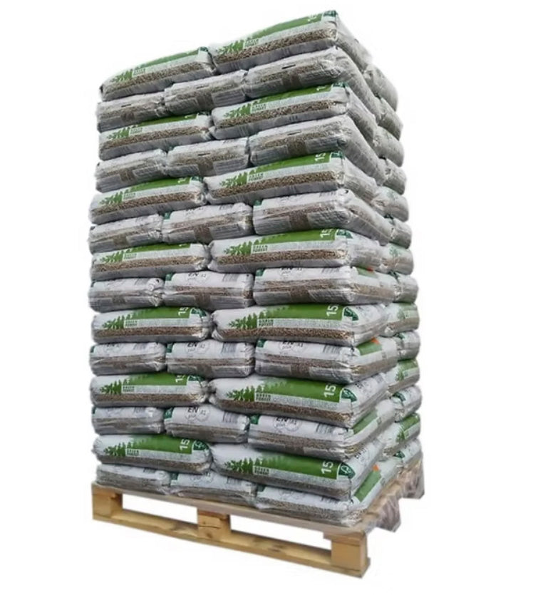 Green Forest Holzpellets ENplus A1 – Palette 1.050 kg, 70 Säcke à 15 kg