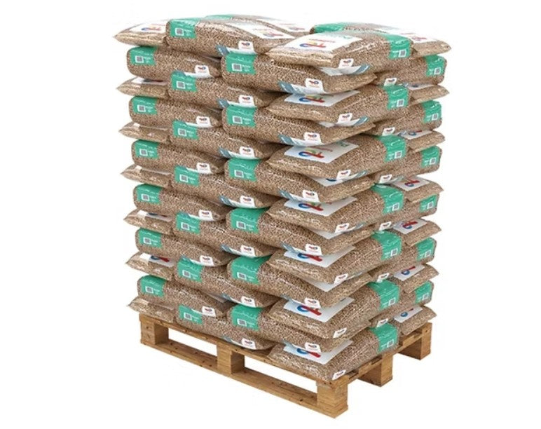 TotalEnergies 6mm Holzpellets – 990 kg – DINplus & PEFC – 66 x 15 kg Säcke