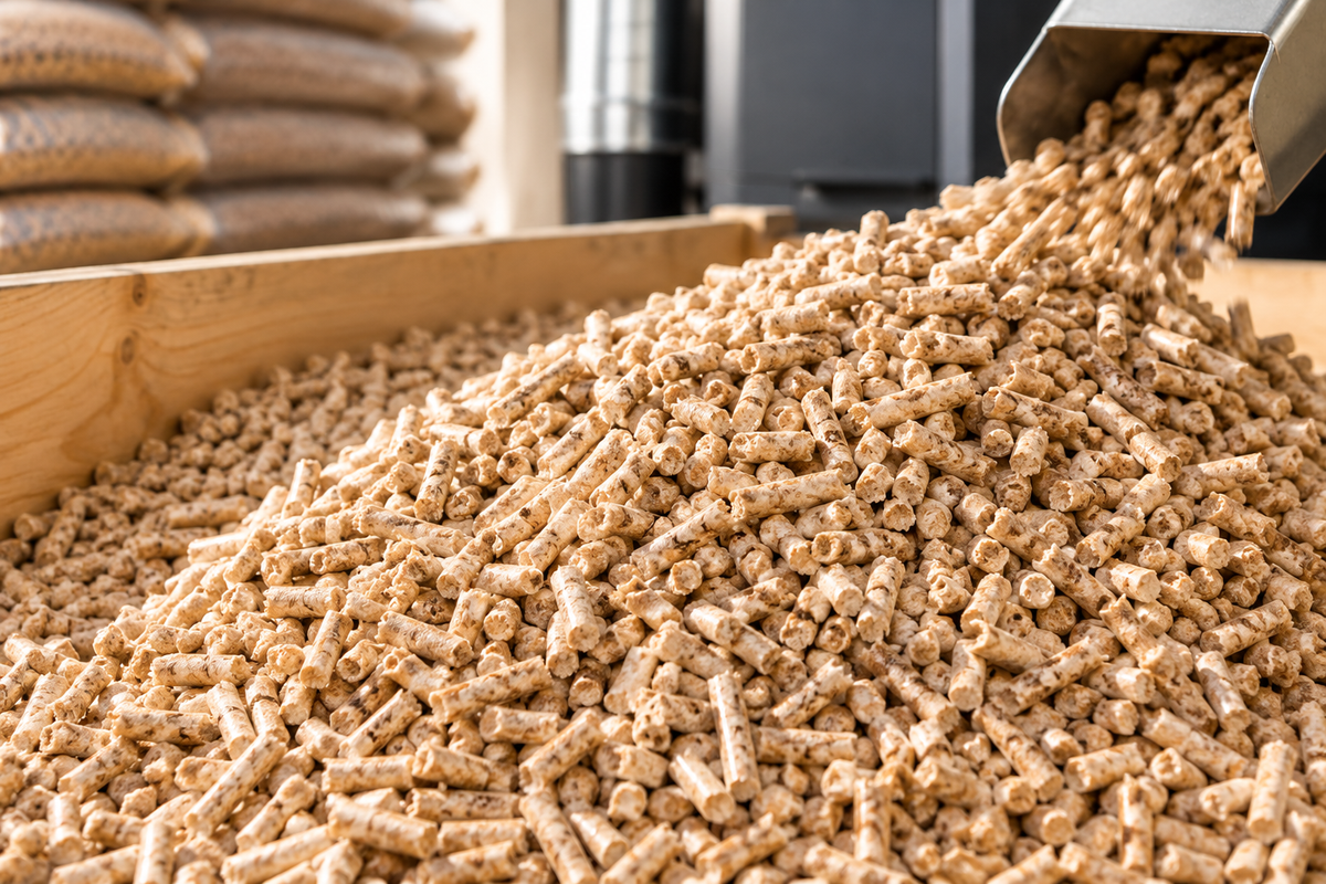 Rekord Pellets ENplus A1 – Palette 990 kg, 66 Säcke à 15 kg